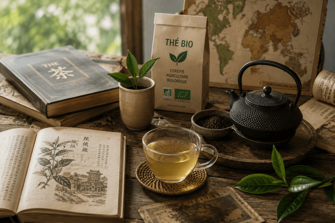 Histoire du thé bio ZenThé — des origines chinoises à la certification Agriculture Biologique AB