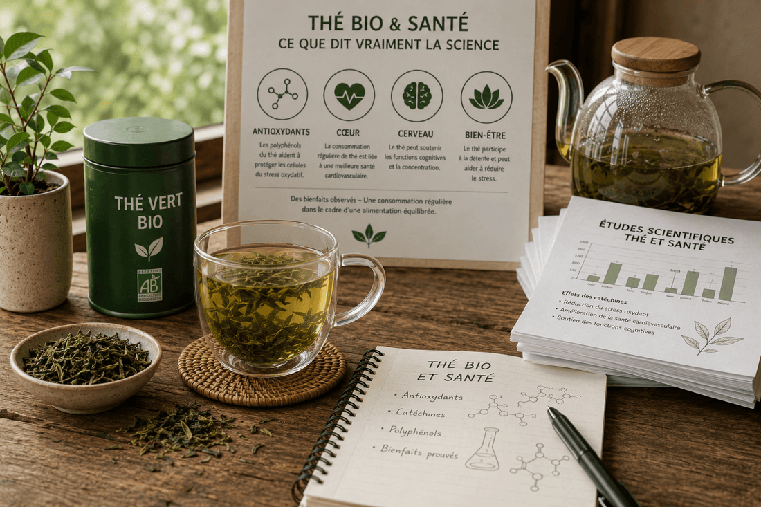 Thé bio et santé ZenThé — ce que dit la science sur les bienfaits cliniques des infusions certifiées AB