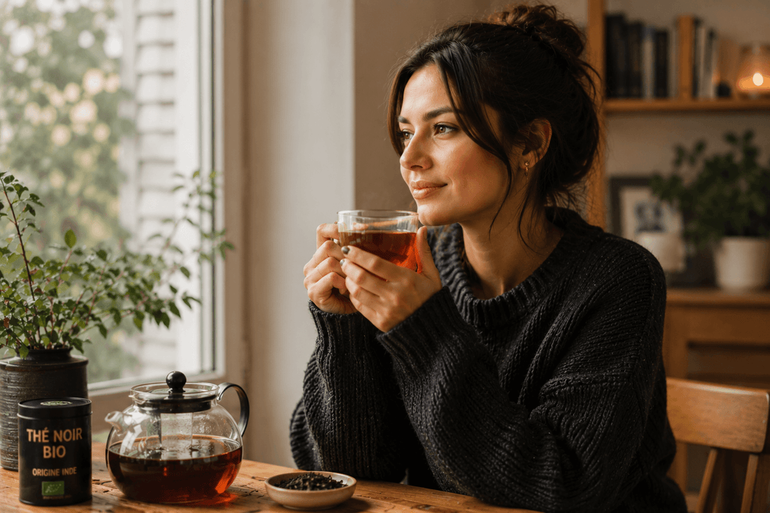 Thé noir bio certifié AB ZenThé — feuilles entières infusion naturelle énergisante