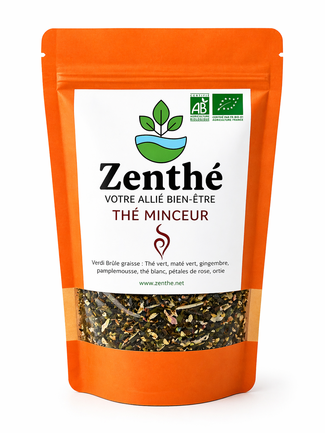 Tasse de thé amincissant Verdi bio - brûle-graisse naturel avant le sport