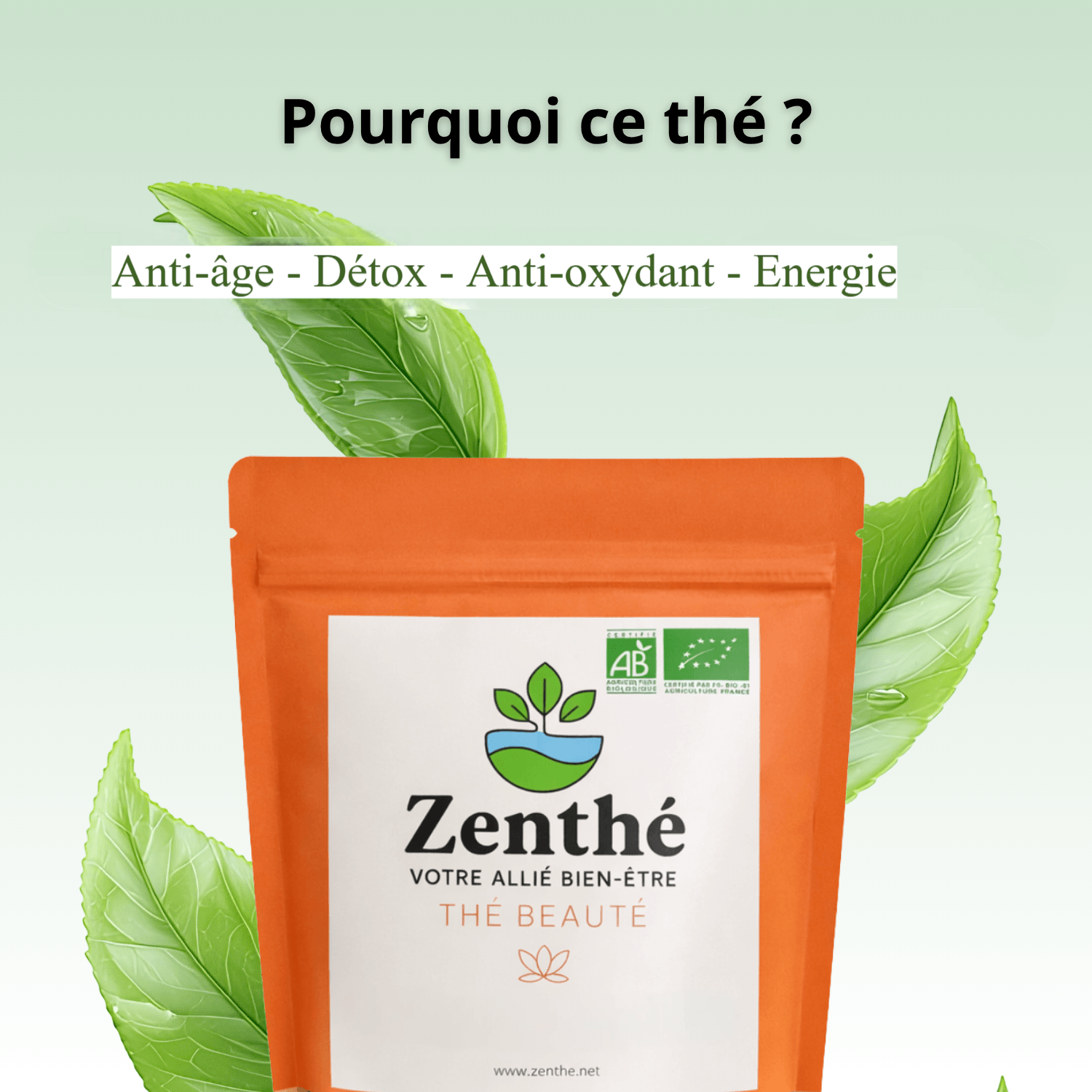 Lemon Glow glacé limonade citron menthe ambrée or - vitalité estivale énergie végétale bio
