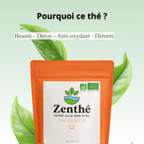 Tasse Élixir d'Ortie bio ambrée-rosée - silice prêle fer ortie vitamine C cynorrhodon - beauté os cheveux peau