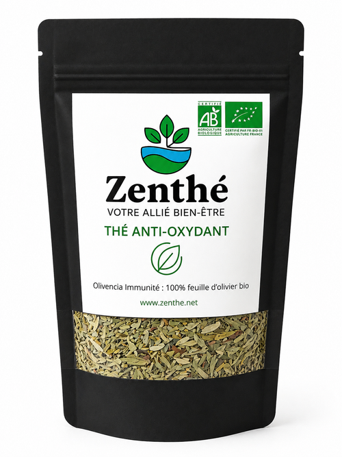 Olivencia Immunité bio en vrac - feuilles d'olivier Olea europaea coupées séchées - ZenThé
