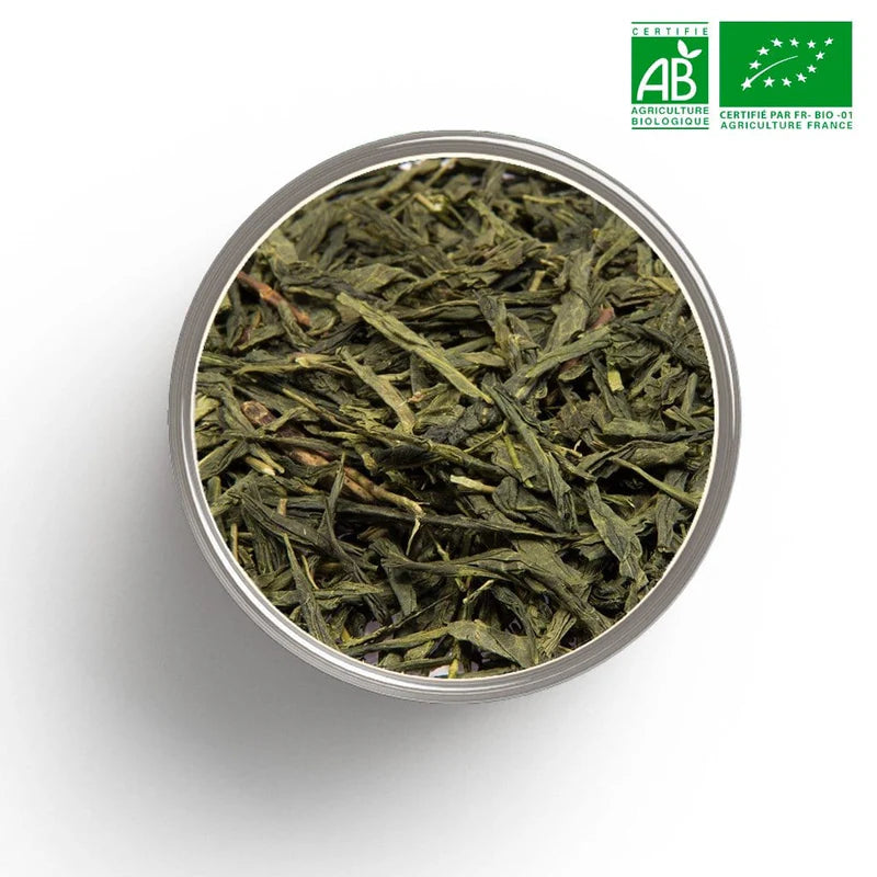 Thé Jeunesse bio en vrac - Sencha Lu Yu Camellia sinensis feuilles entières - ZenThé