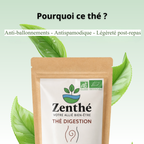 Tisane Ma Digestion bio en infusette pratique au bureau après le repas - ZenThé