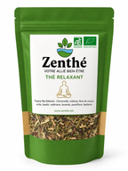 Tisane Ma Détente bio en vrac - valériane passiflore lavande cacao badiane - ZenThé