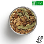 Tasse de Tisane Zelda bio couleur bordeaux - fruits rouges digestive et apaisante soir